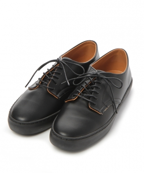 GLOBAL WORK(グローバルワーク)の「ブラックフェイクレザーシューズ/772691(ドレスシューズ・メンズ・ライトグレー/ブラック/その他/ブラック系その他・MEDIUM/LARGE/SMALL)」の1枚目の写真