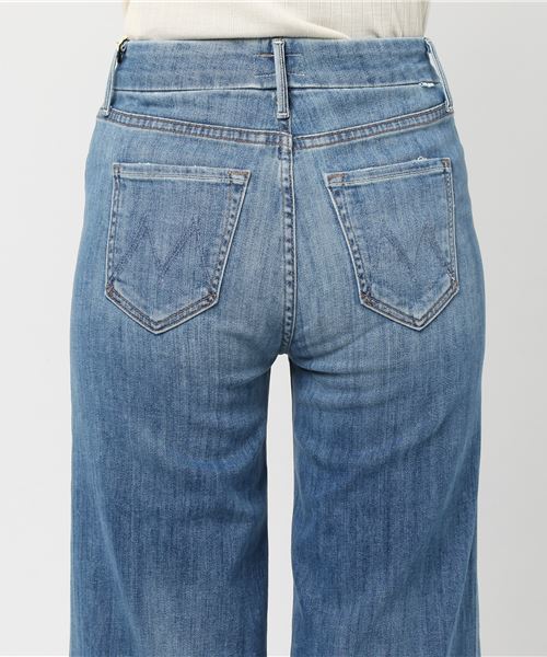 MOTHER ストレッチクロップドワイドデニム　裾スリット　サイズ25 美品 ワイドストレートデニム（パンツ）｜MOTHER（マザー