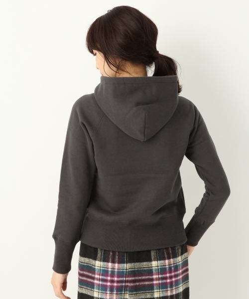 A part by（アパートバイ）の「Cウラケプルパーカー 　777481（パーカー・レディース・チャコールグレー/パープル/オフホワイト・FREE）」の4枚目の写真