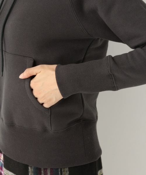 A part by（アパートバイ）の「Cウラケプルパーカー 　777481（パーカー・レディース・チャコールグレー/パープル/オフホワイト・FREE）」の5枚目の写真