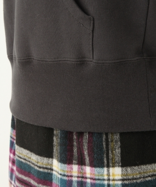 A part by（アパートバイ）の「Cウラケプルパーカー 　777481（パーカー・レディース・チャコールグレー/パープル/オフホワイト・FREE）」の8枚目の写真