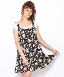 J花柄キャミワンピース