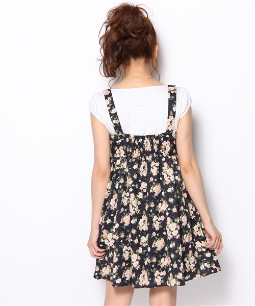 MAJESTIC LEGON(マジェスティックレゴン)の「J花柄キャミワンピース(ワンピース・レディース・ブルー系その他/ベージュ系その他/ピンク系その他・FREE)」の6枚目の写真