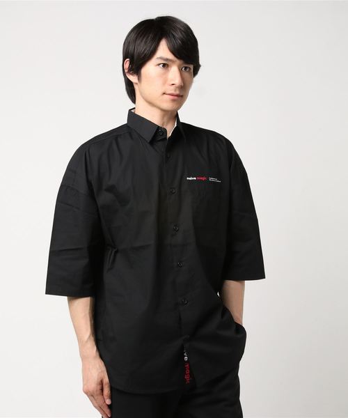 VENCEEXCHANGE（ヴァンスエクスチェンジ）の「バック転写ビッグシャツ（シャツ/ブラウス・メンズ・ホワイト/ブラック・M/L）」の6枚目の写真