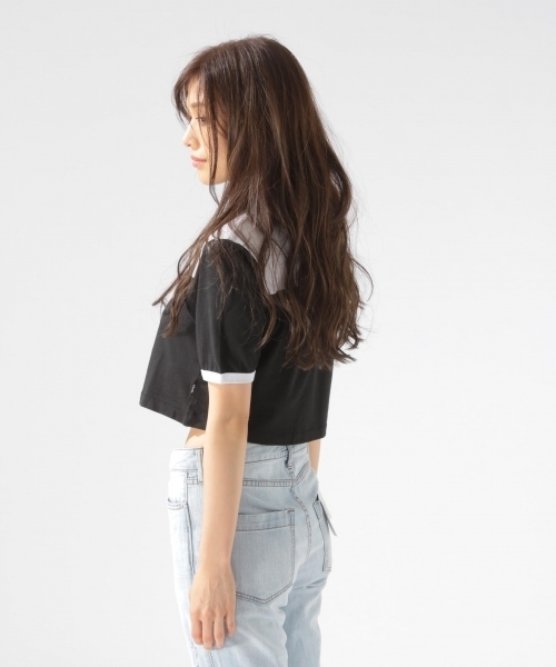 Afends（アフェンズ）の「【AFENDS（アフェンズ）】Wild Is The Wind Crop TEE（Tシャツ/カットソー・レディース・ホワイト/ブラック・SMALL/MEDIUM）」の6枚目の写真