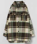 JEANASIS | ツイードチェックBIGシャツコート/811904(その他アウター)