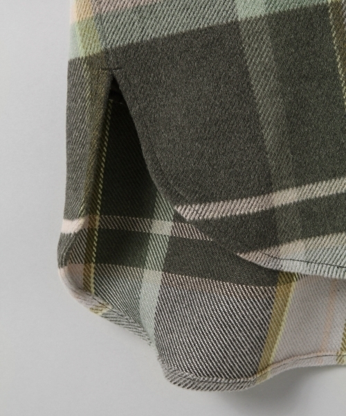 JEANASIS(ジーナシス)の「ツイードチェックBIGシャツコート/811904(その他アウター・レディース・グリーン系その他/ブルー系その他・FREE)」の9枚目の写真