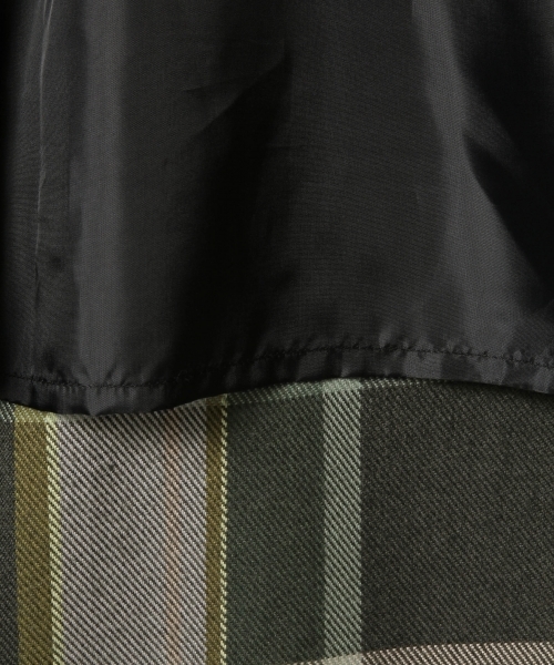 JEANASIS(ジーナシス)の「ツイードチェックBIGシャツコート/811904(その他アウター・レディース・グリーン系その他/ブルー系その他・FREE)」の10枚目の写真