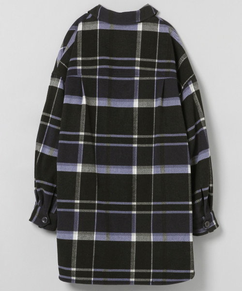 JEANASIS(ジーナシス)の「ツイードチェックBIGシャツコート/811904(その他アウター・レディース・グリーン系その他/ブルー系その他・FREE)」の20枚目の写真