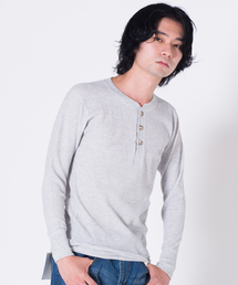 JEMORGAN / 長袖サーマルヘンリーネックパックTEE