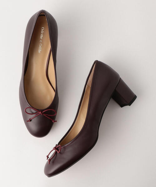 ODETTE E ODILE（オデットエオディール）の「OFD ラウンドバレエ パンプス55↓↑（パンプス・レディース・ブラック/その他1/ターコイズブルー/ブラウン/ワインレッド・21.5cm/22.5cm/24.5cm/25cm/23cm/23.5cm/22cm/24cm）」の4枚目の写真