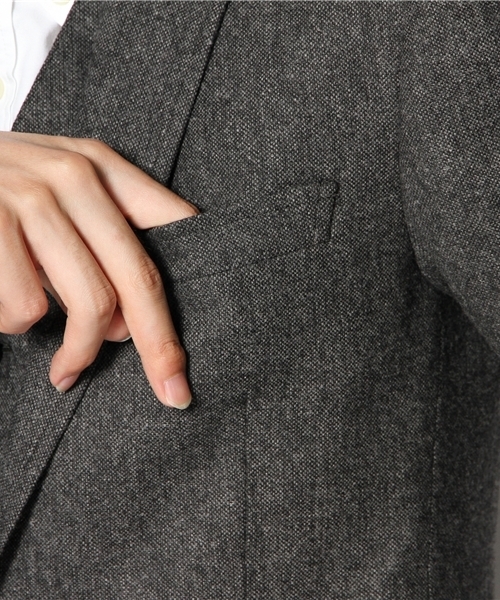 green label relaxing（グリーンレーベルリラクシング）の「□H/SPUN NT 2Bジャケット（テーラードジャケット・メンズ・ダークグレー/ネイビー/ブラウン/ワインレッド/オリーブ/その他1・X-SMALL/SMALL/MEDIUM/LARGE/X-LARGE）」の12枚目の写真