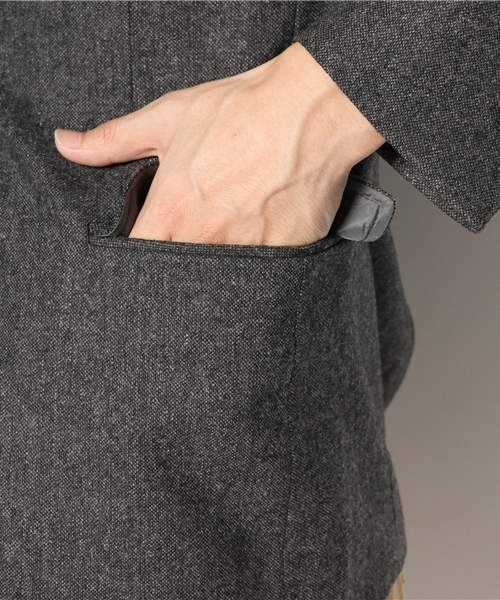 green label relaxing（グリーンレーベルリラクシング）の「□H/SPUN NT 2Bジャケット（テーラードジャケット・メンズ・ダークグレー/ネイビー/ブラウン/ワインレッド/オリーブ/その他1・X-SMALL/SMALL/MEDIUM/LARGE/X-LARGE）」の13枚目の写真