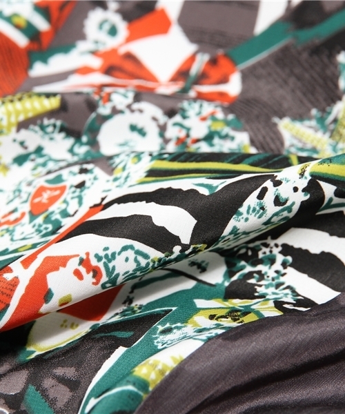 チチカカ（チチカカ）の「バイカラージオメパンツ（その他パンツ・レディース・グレー/ブラウン・FREE）」の9枚目の写真