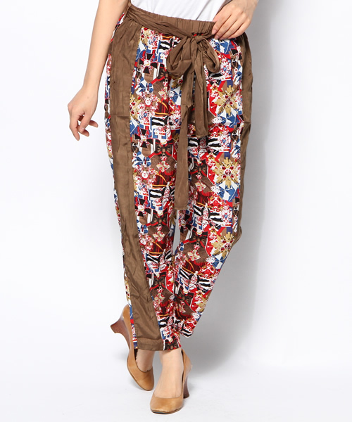 チチカカ（チチカカ）の「バイカラージオメパンツ（その他パンツ・レディース・グレー/ブラウン・FREE）」の10枚目の写真