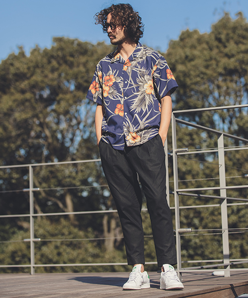 ANGENEHM（アンゲネーム）の「mp6796-Cotton Linen Tuck Tapered Ankle Pants(MADE IN JAPAN) パンツ（その他パンツ・メンズ・ブラック/ベージュ/グレー/グリーン・S/M/L）」の14枚目の写真