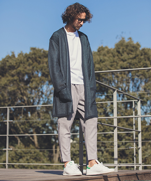 ANGENEHM（アンゲネーム）の「mp6796-Cotton Linen Tuck Tapered Ankle Pants(MADE IN JAPAN) パンツ（その他パンツ・メンズ・ブラック/ベージュ/グレー/グリーン・S/M/L）」の11枚目の写真