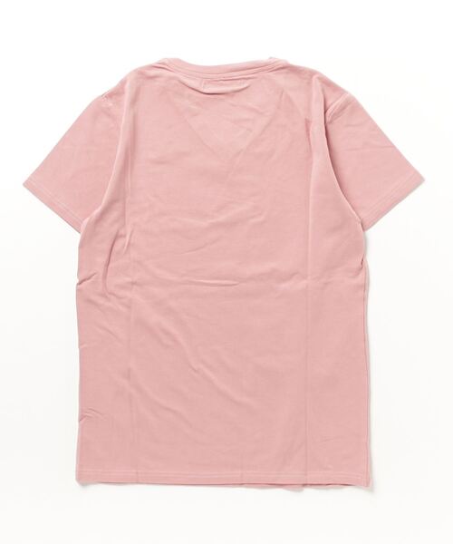 Bling Leads(ブリングリーズ)の「【Bl】コットンモダール半袖VネックTシャツ(Tシャツ/カットソー・レディース・ホワイト/ライトグレー/ブラック/ベージュ/カーキ/ピンク・MEDIUM/LARGE/X-LARGE)」の17枚目の写真