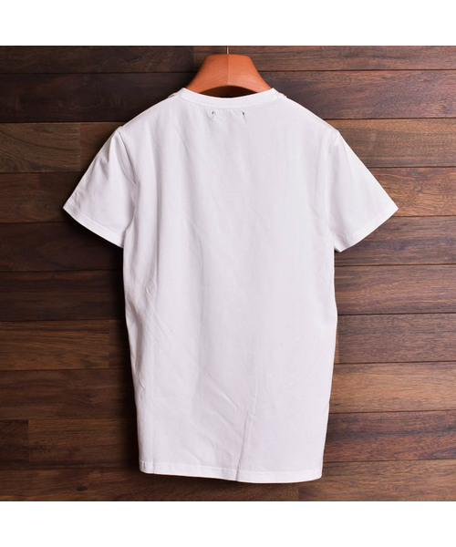Bling Leads(ブリングリーズ)の「【Bl】コットンモダール半袖VネックTシャツ(Tシャツ/カットソー・レディース・ホワイト/ライトグレー/ブラック/ベージュ/カーキ/ピンク・MEDIUM/LARGE/X-LARGE)」の15枚目の写真