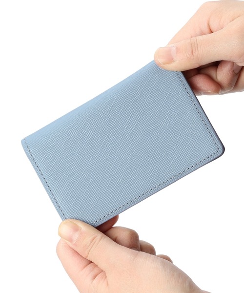 PEDIR（ペディール）の「プリズム・ ネームカードケース/PEDIR（名刺入れ・レディース・ライトグレー/ライトブルー/ブラック/ブルー/キャメル/ネイビー/オレンジ/ピンク/グレー/ミント/ブルー系その他/イエロー/グレー系その他/ライトピンク/ブルー系その他2/ピンク系その他・FREE）」の11枚目の写真