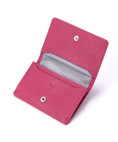 PEDIR（ペディール）の「プリズム・ ネームカードケース/PEDIR（名刺入れ・レディース・ライトグレー/ライトブルー/ブラック/ブルー/キャメル/ネイビー/オレンジ/ピンク/グレー/ミント/ブルー系その他/イエロー/グレー系その他/ライトピンク/ブルー系その他2/ピンク系その他・FREE）」の19枚目の写真