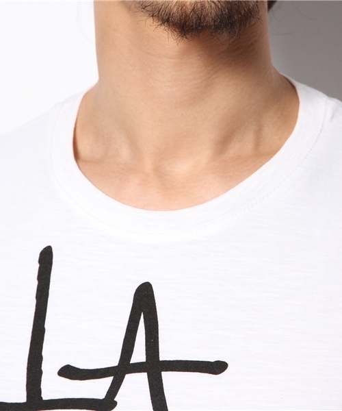PLST(プラステ)の「Men 【Happiness is a $10 Tee】 Tシャツ(Tシャツ/カットソー・メンズ・ホワイト・LARGE/MEDIUM)」の5枚目の写真