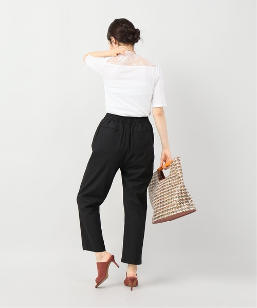 JOINT WORKS(ジョイントワークス)の「リネンレーヨンタックテーパードパンツ(その他パンツ・レディース・ブラック/カーキ/イエロー・FREE)」の6枚目の写真