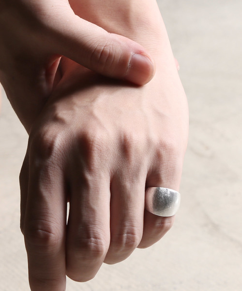 YArKA（ヤーカ）の「【YArKA/ヤーカ】siver925 frost image ring [symo]/霜イメージリング シルバー925（リング・レディース・シルバー/ゴールド・#13/#9/#11/#5/#15/#7/#17）」の6枚目の写真