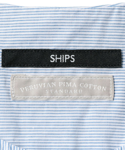 SHIPS（シップス）の「SC: PERUVIAN ノーカラー ショートスリーブ プルオーバー（シャツ/ブラウス・メンズ・ベージュ/ライトブルー/ホワイト・MEDIUM/LARGE/X-LARGE/SMALL）」の10枚目の写真
