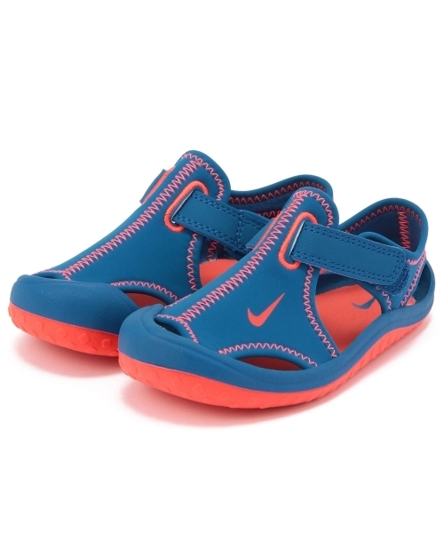 green label relaxing(グリーンレーベルリラクシング)の「NIKEサンレイプロテクトTD15-16cm ◆(サンダル・キッズ・ピンク/コバルトブルー・15cm/16cm)」の2枚目の写真