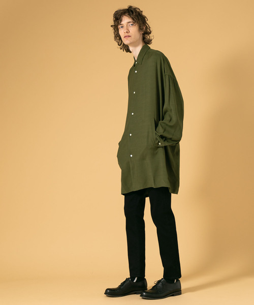 CLANE HOMME オーバーサイズシャツ 27108-1081 ベージュ 1 CLANE HOMME】オーバーサイズシャツ/27108-1081（シャツ