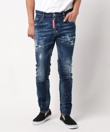 DSQUARED2 | PANTS 5 POCKETS /SLIM JEAN /MEDIUM PAINT WASH /0192(デニムパンツ)