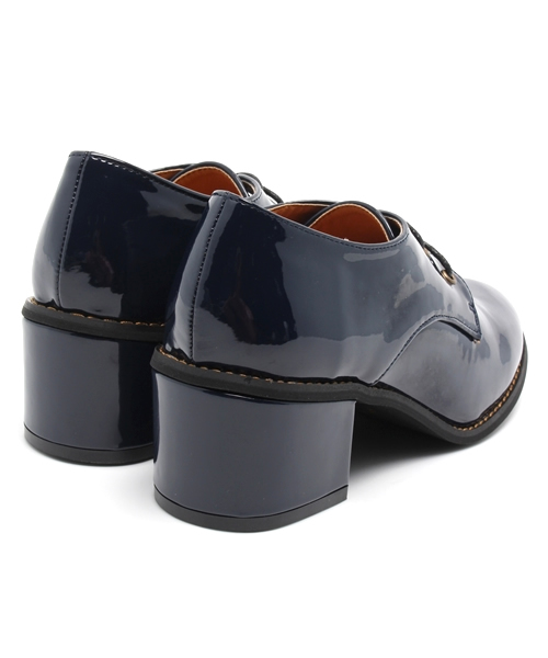 WEGO（ウィゴー）の「WEGO/レースアップヒールシューズ（ドレスシューズ・レディース・ブラック/グリーン/ネイビー/ワイン・24.5/23.5）」の11枚目の写真