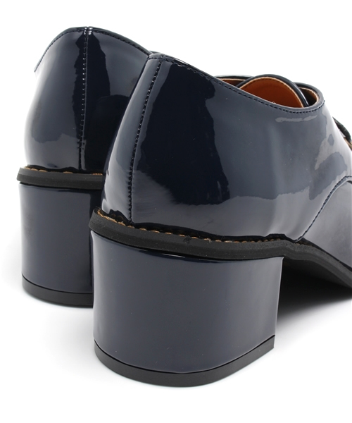 WEGO（ウィゴー）の「WEGO/レースアップヒールシューズ（ドレスシューズ・レディース・ブラック/グリーン/ネイビー/ワイン・24.5/23.5）」の14枚目の写真