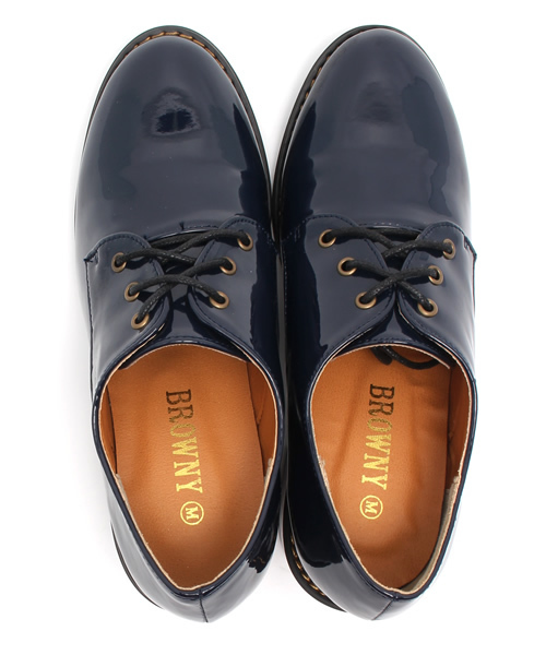 WEGO（ウィゴー）の「WEGO/レースアップヒールシューズ（ドレスシューズ・レディース・ブラック/グリーン/ネイビー/ワイン・24.5/23.5）」の15枚目の写真