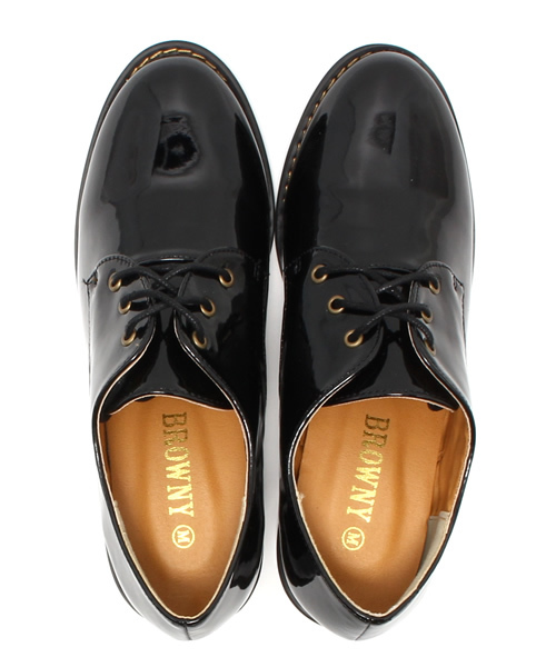 WEGO（ウィゴー）の「WEGO/レースアップヒールシューズ（ドレスシューズ・レディース・ブラック/グリーン/ネイビー/ワイン・24.5/23.5）」の16枚目の写真