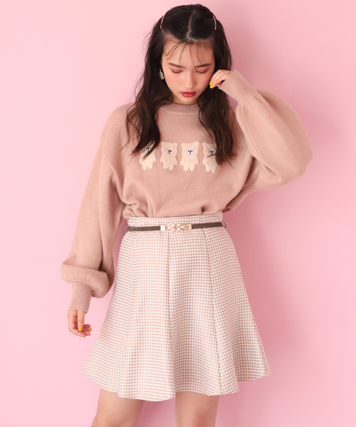 one after another NICE CLAUP（ワンアフターアナザーナイスクラップ）の「サーキュラーミニスカート（スカート・レディース・ブラック/ブラウン/ブラウン系その他/ベージュ系その他/レオパード・FREE）」の18枚目の写真