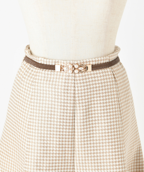 one after another NICE CLAUP（ワンアフターアナザーナイスクラップ）の「サーキュラーミニスカート（スカート・レディース・ブラック/ブラウン/ブラウン系その他/ベージュ系その他/レオパード・FREE）」の11枚目の写真