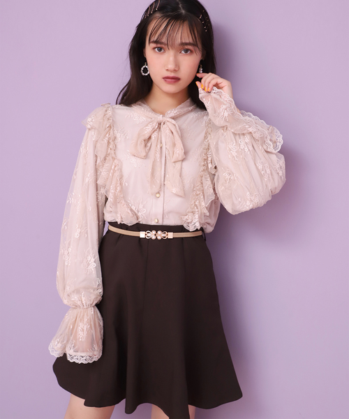 one after another NICE CLAUP（ワンアフターアナザーナイスクラップ）の「サーキュラーミニスカート（スカート・レディース・ブラック/ブラウン/ブラウン系その他/ベージュ系その他/レオパード・FREE）」の16枚目の写真