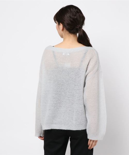 LOWRYS FARM（ローリーズファーム）の「モヘアプルオーバー　858017（ニット/セーター・レディース・チャコールグレー/ライトグレー/ベージュ・FREE）」の11枚目の写真