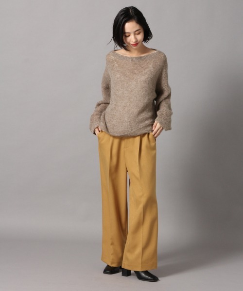 LOWRYS FARM（ローリーズファーム）の「モヘアプルオーバー　858017（ニット/セーター・レディース・チャコールグレー/ライトグレー/ベージュ・FREE）」の6枚目の写真