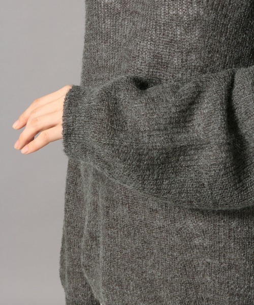 LOWRYS FARM（ローリーズファーム）の「モヘアプルオーバー　858017（ニット/セーター・レディース・チャコールグレー/ライトグレー/ベージュ・FREE）」の7枚目の写真