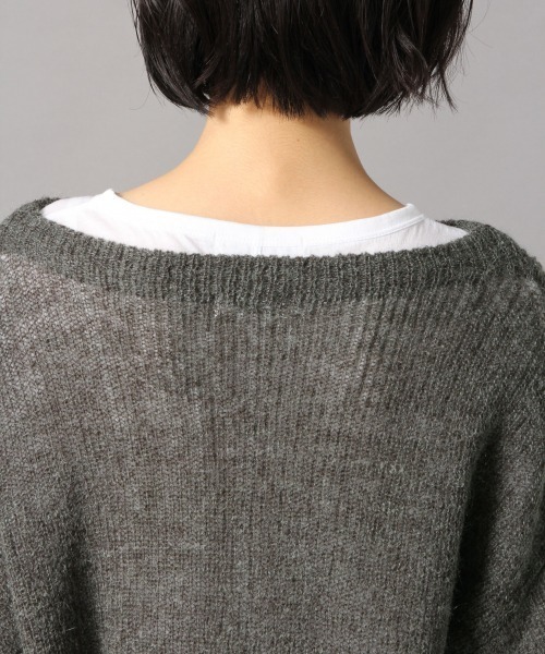 LOWRYS FARM（ローリーズファーム）の「モヘアプルオーバー　858017（ニット/セーター・レディース・チャコールグレー/ライトグレー/ベージュ・FREE）」の12枚目の写真