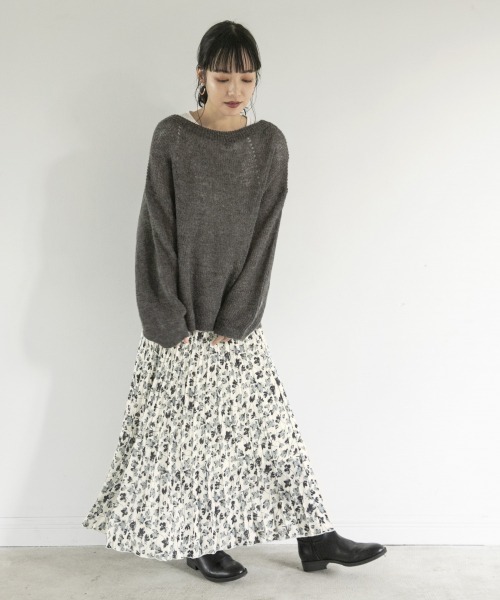 LOWRYS FARM（ローリーズファーム）の「モヘアプルオーバー　858017（ニット/セーター・レディース・チャコールグレー/ライトグレー/ベージュ・FREE）」の17枚目の写真