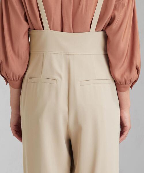 green label relaxing(グリーンレーベルリラクシング)の「FFC PE ハイウエスト サロペット パンツ(サロペット/オーバーオール・レディース・ブラウン/ブラック/ベージュ・38/36)」の15枚目の写真