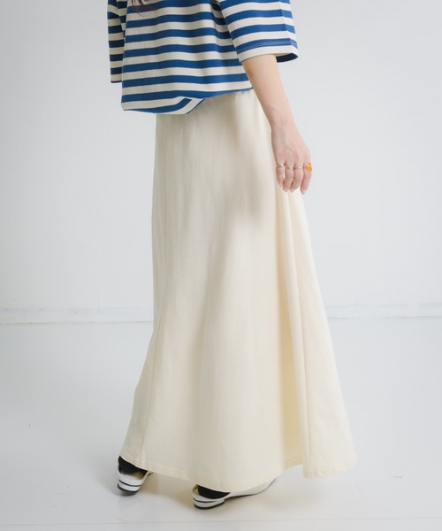 Libra Cue（リブラ キュー）の「Libra スウェットフレアスカート（スカート・レディース・ネイビー/ホワイト/グレー・FREE）」の9枚目の写真