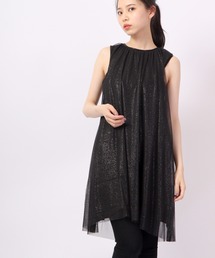 DIMENSIONE danza（ディメンシオーネ ダンツァ）の「ラメチュール ノースリーブチュニック（チュニック）」