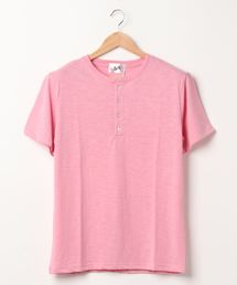 B.I.D.（ビーアイディー）の「スラブ天竺ヘンリーネックTシャツ（Tシャツ/カットソー・レディース）」
