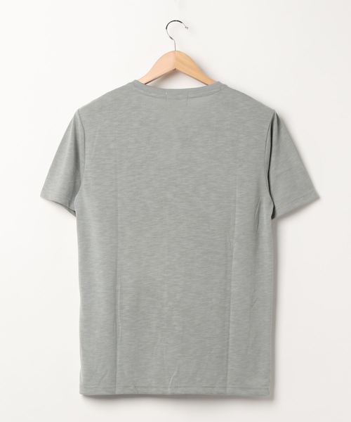 B.I.D.（ビーアイディー）の「スラブ天竺ヘンリーネックTシャツ（Tシャツ/カットソー・レディース・ホワイト/ブラック/ネイビー/グレー/ピンク・MEDIUM/LARGE/X-LARGE）」の14枚目の写真