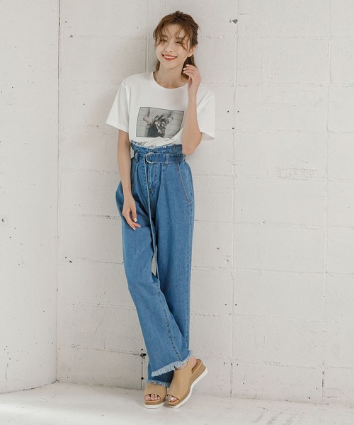 KOBE LETTUCE（コウベレタス）の「バックストラップソフトレザータッチウェッジソールサンダル（サンダル・レディース・アイボリー/キャメル/ブラック・L/LL/M/S）」の6枚目の写真